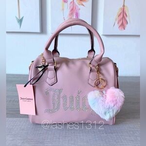JUICY COUTURE Bag Be Classic Satchel - Dusty Blush Pink